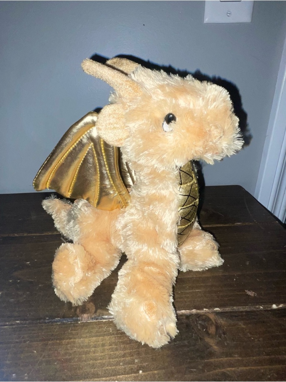 Melissa & Doug LUSTER DRAGON Plush Stuffed Toy Animal Golden dragon no tags
